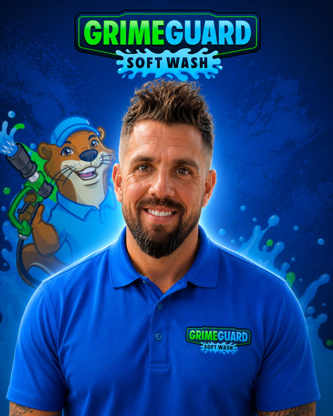 David β owner of Grime Guard Soft Wash